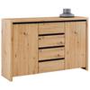 Široká komoda Larios, š: 143 cm - černá/dub artisan, Moderní, kompozitní dřevo (143/91/40cm) - Mömax