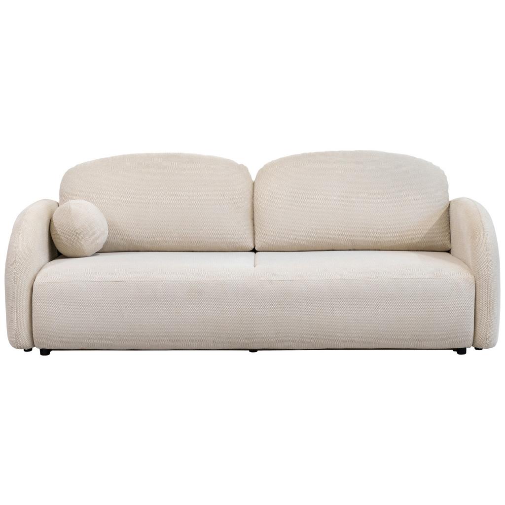 Schlafsofa Roma Beige, B: 230 cm