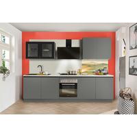 Küchenblock Clean - Anthrazit, Basics, Holzwerkstoff (300cm) - Express