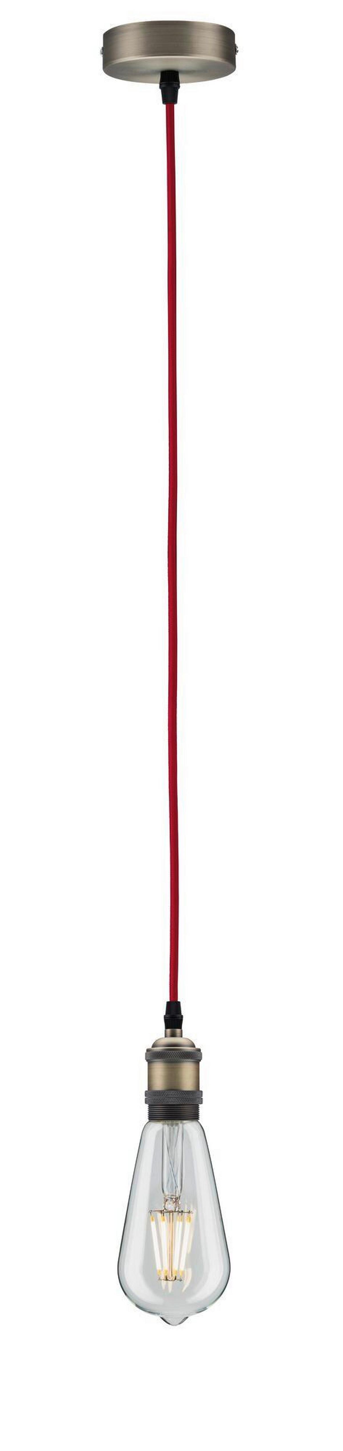 Hängeleuchte H: 200 cm 1-Flammig dimmbar - Basics (10,0/10,0/200cm) - Paulmann