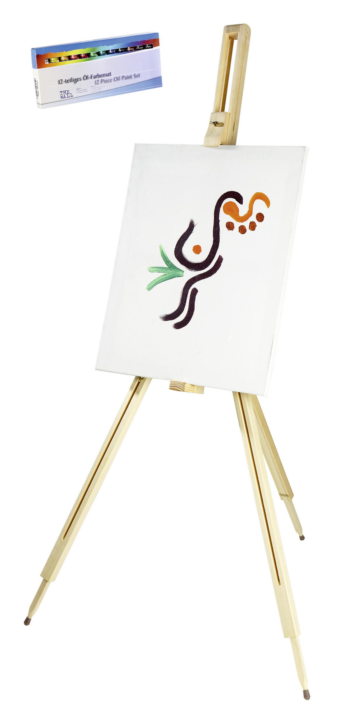 OLEJOVÁ BARVA COLOUR - oranžová/bílá, kov (24/20.5cm) - Modern Living