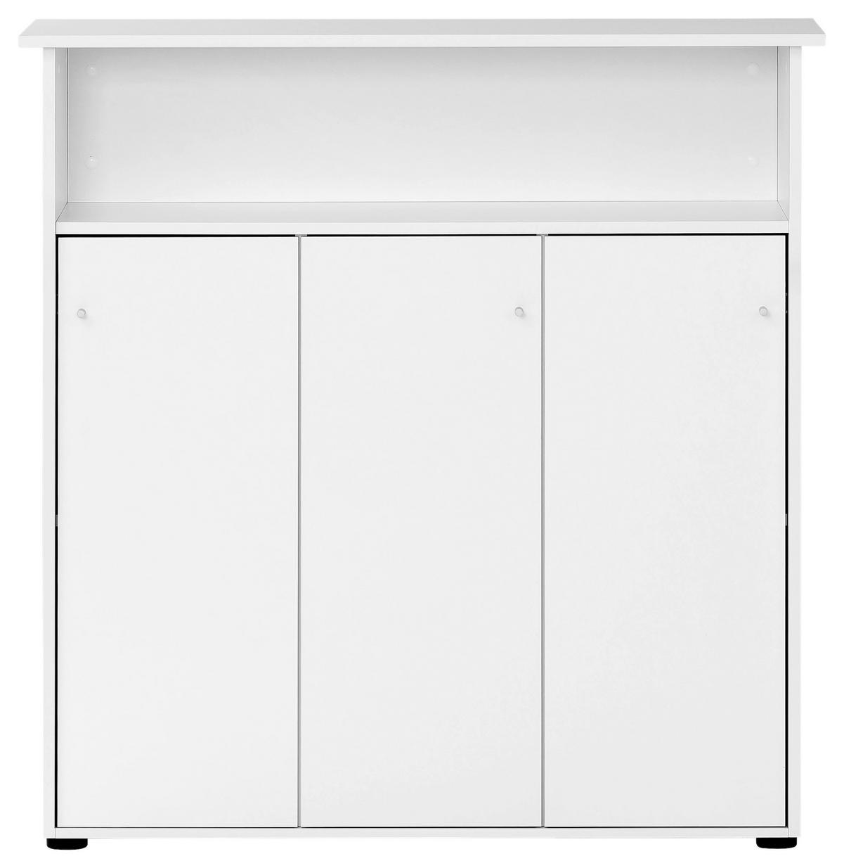 Bartisch Serie 400 - Weiß, MODERN, Holzwerkstoff (44/107/111cm) - MID.YOU