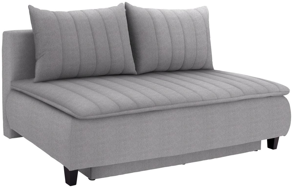 Boxspring pohovka na spanie Marino, sivobéžová - čierna/sivobéžová, Modern, drevo/textil (208/102/96cm) - Luca Bessoni
