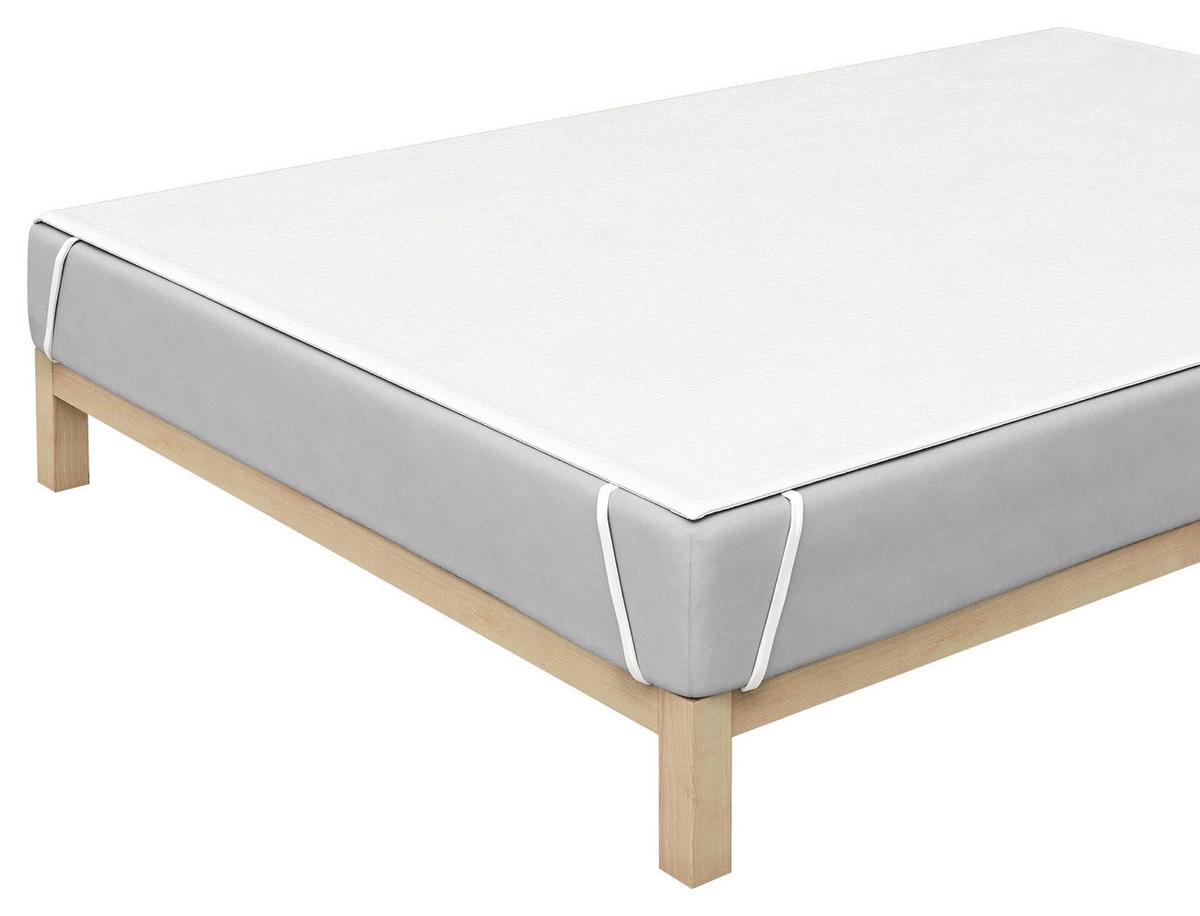 Matratzenauflage Baselayer Light Molton - Weiß, Basics, Textil (100/200cm) - Schlafgut