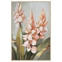 Obraz na plátne LOTTA,  60x90cm - zelená/přírodní barvy, Moderní, kompozitní dřevo/textil (60/90cm) - Mömax
