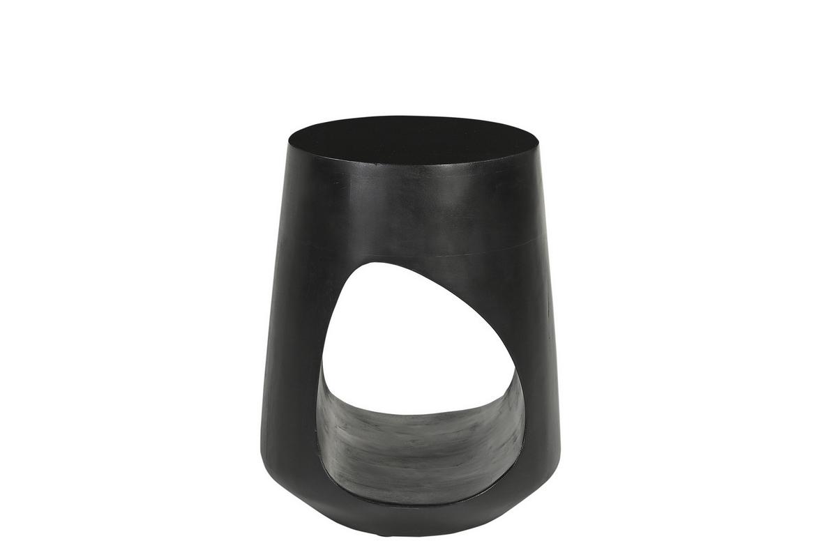 BEISTELLTISCH Schwarz B: 32 cm - Schwarz, Design, Holz (32/32/46cm) - MID.YOU