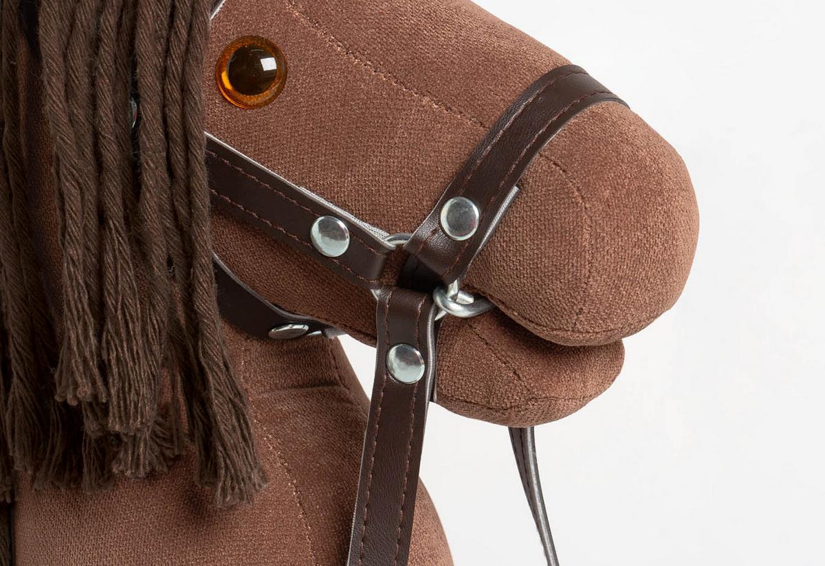 Steckenpferd Natur/Hellbraun BxHxT: 24x65x12 cm - Hellbraun/Naturfarben, Basics, Textil (24/65/12cm) - Pinolino