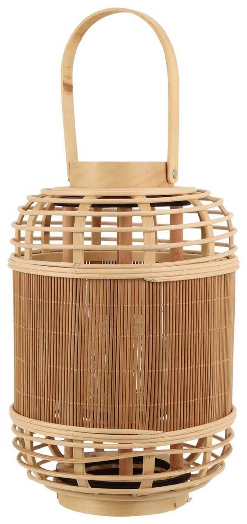 Lucerna Bamboo, V: 33cm - přírodní barvy, Basics, dřevo (21/33cm) - Modern Living
