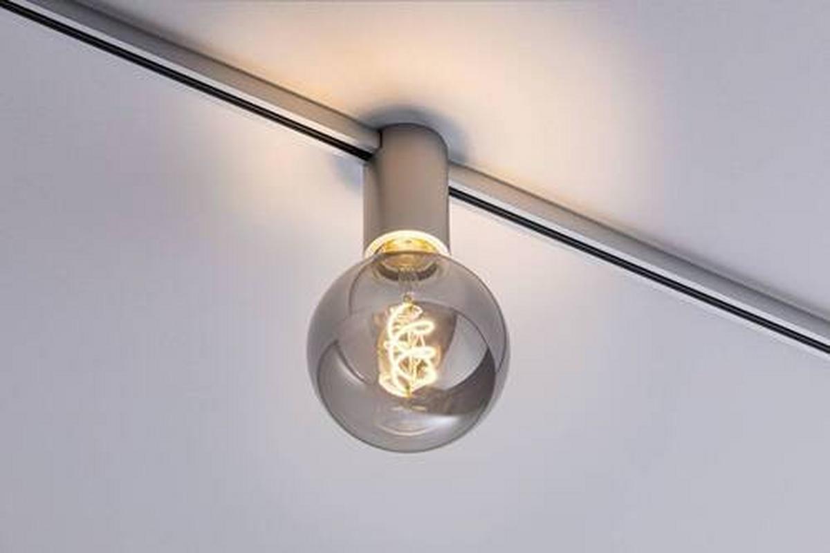 Schienensystem Urail Hängeleuchte 94973, dimmbar - Chromfarben, Basics, Metall (5,5/9,6cm) - Paulmann