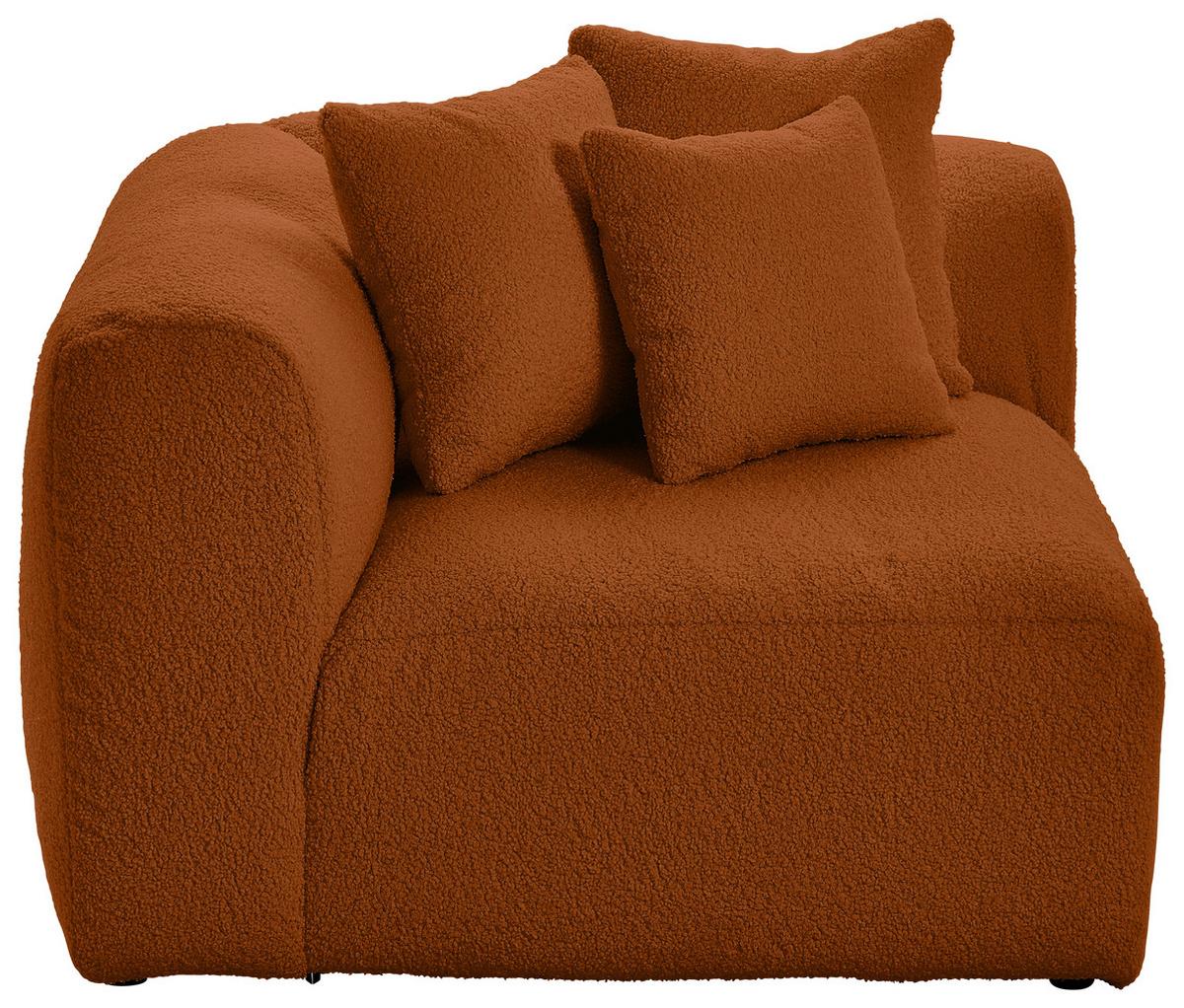 Modul Sofa Ecke B: 115 Cm Rostfarben - Rostfarben, Trend, Textil (115/70/115cm) - Livetastic
