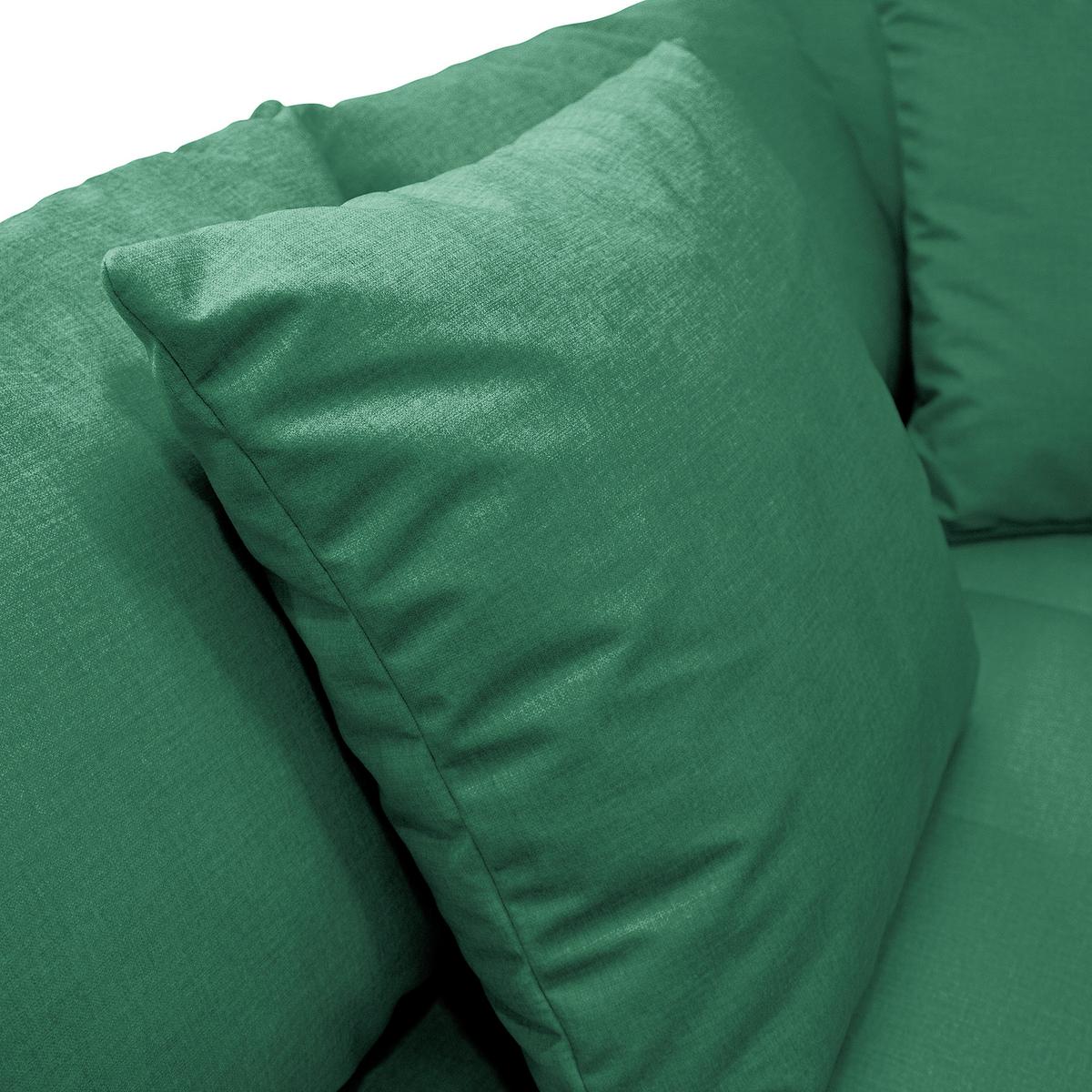 Ecksofa Pruno, Grün S: 174x247 Cm - Schwarz/Grün, Design, Textil (174/247cm) - MID.YOU