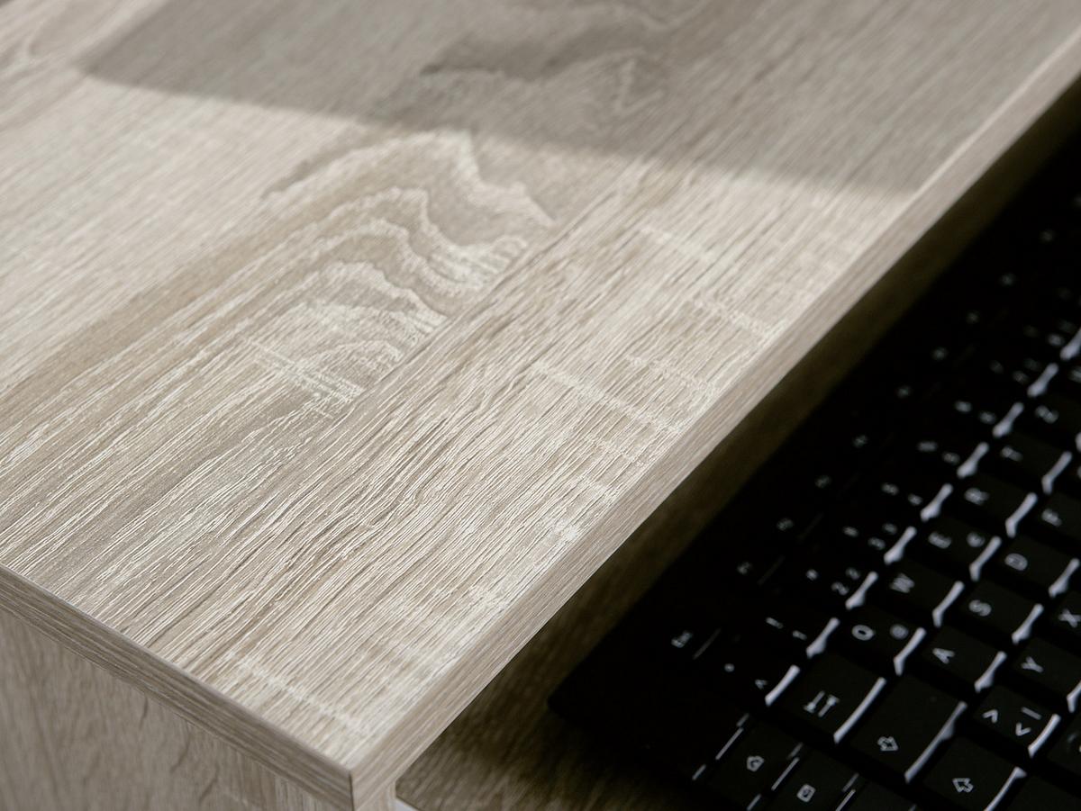 Computertisch mit Auszug B 80 cm H 75 cm Durini, Eiche Dekor - Sonoma Eiche, KONVENTIONELL, Holzwerkstoff/Kunststoff (80/50/75cm) - MID.YOU