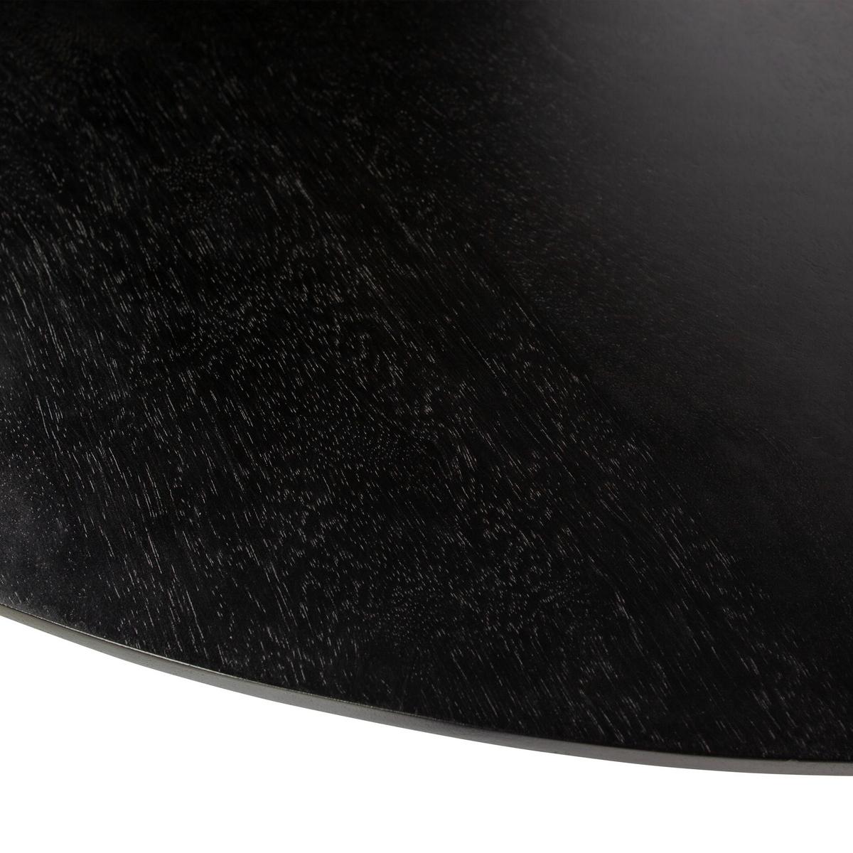 Esstisch Blanco Schwarz L: 120 Cm - Schwarz, Design, Holz (120/120/75cm) - Livetastic
