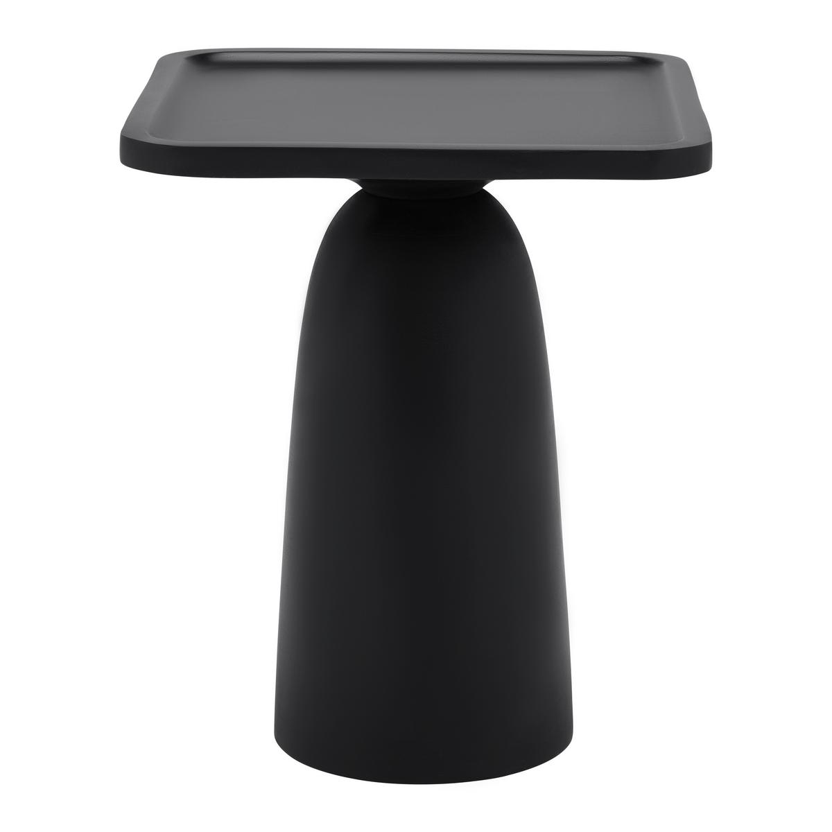 Odkládací stolek Noir, š. 38cm - černá, Moderní, dřevo (38/45/38cm) - Premium Living
