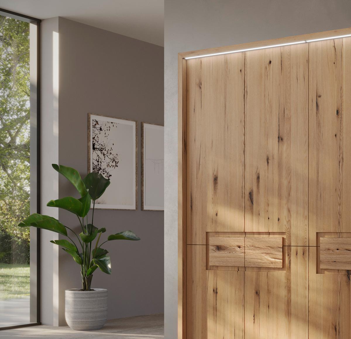 Passepartoutrahmen Emilia, Eichefarben B: 260 cm - Eichefarben, MODERN, Holz (260/4/10cm) - MID.YOU