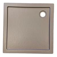 Duschtasse Eck-Brausetasse 80x80x4cm - Grau, KONVENTIONELL, Kunststoff (80/4/80cm) - Sanotechnik