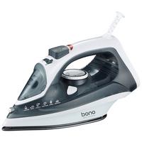 Dampfbügeleisen Mara Grau/weiß 2.000-2.300 W - Weiß/Grau, KONVENTIONELL, Keramik/Kunststoff (27,5/11,5/15cm) - Bono