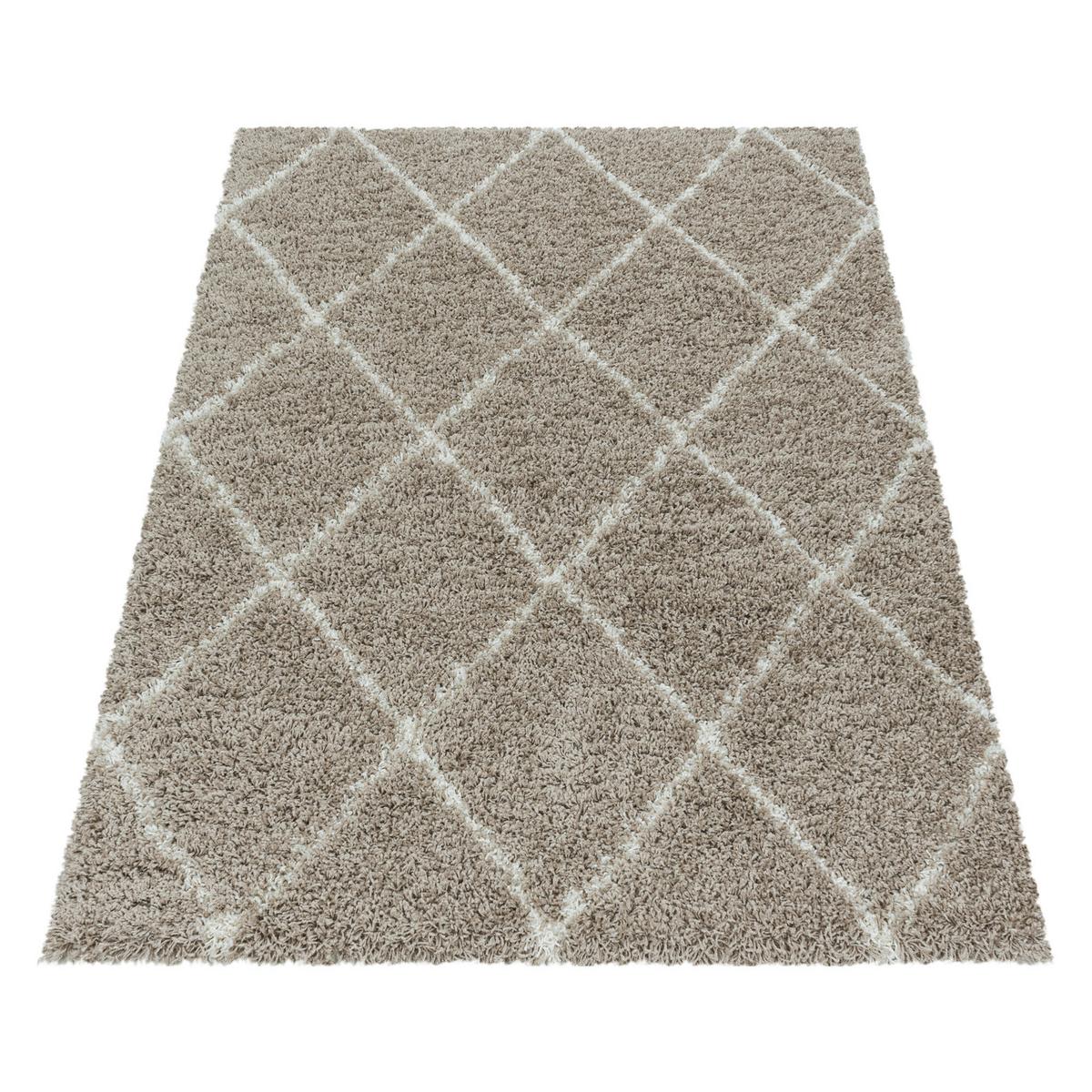 Teppich Läufer Beige Alvor 80x250 cm - Beige, Basics, Textil (80/250cm)