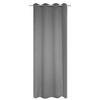 Ösenvorhang Galaxy Grau - Grau, Basics, Textil (135/245cm) - Schmidt W. Gmbh