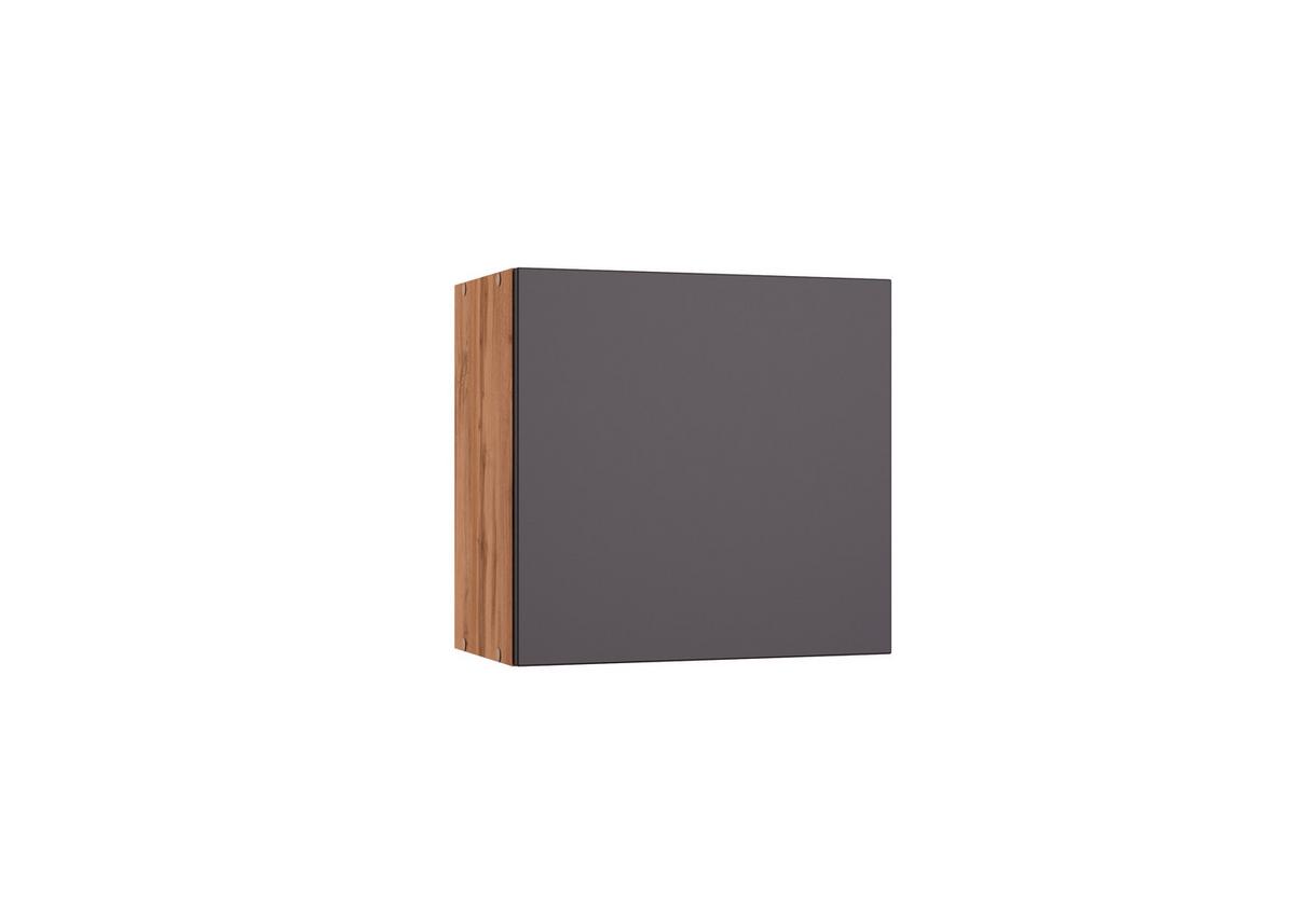 Küchenoberschrank Turin B:60cm Grau/Eiche Dekor - Eiche Wotan/Grau, Design (60/57/34cm) - Held