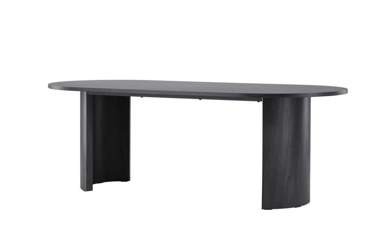 ESSTISCH Grundsund Schwarz L: 220cm - Schwarz, MODERN, Holz (220/100/75cm) - Livetastic