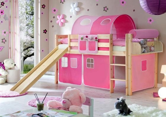 Spielbett Hellrosa Spielbett Manuel 90x200