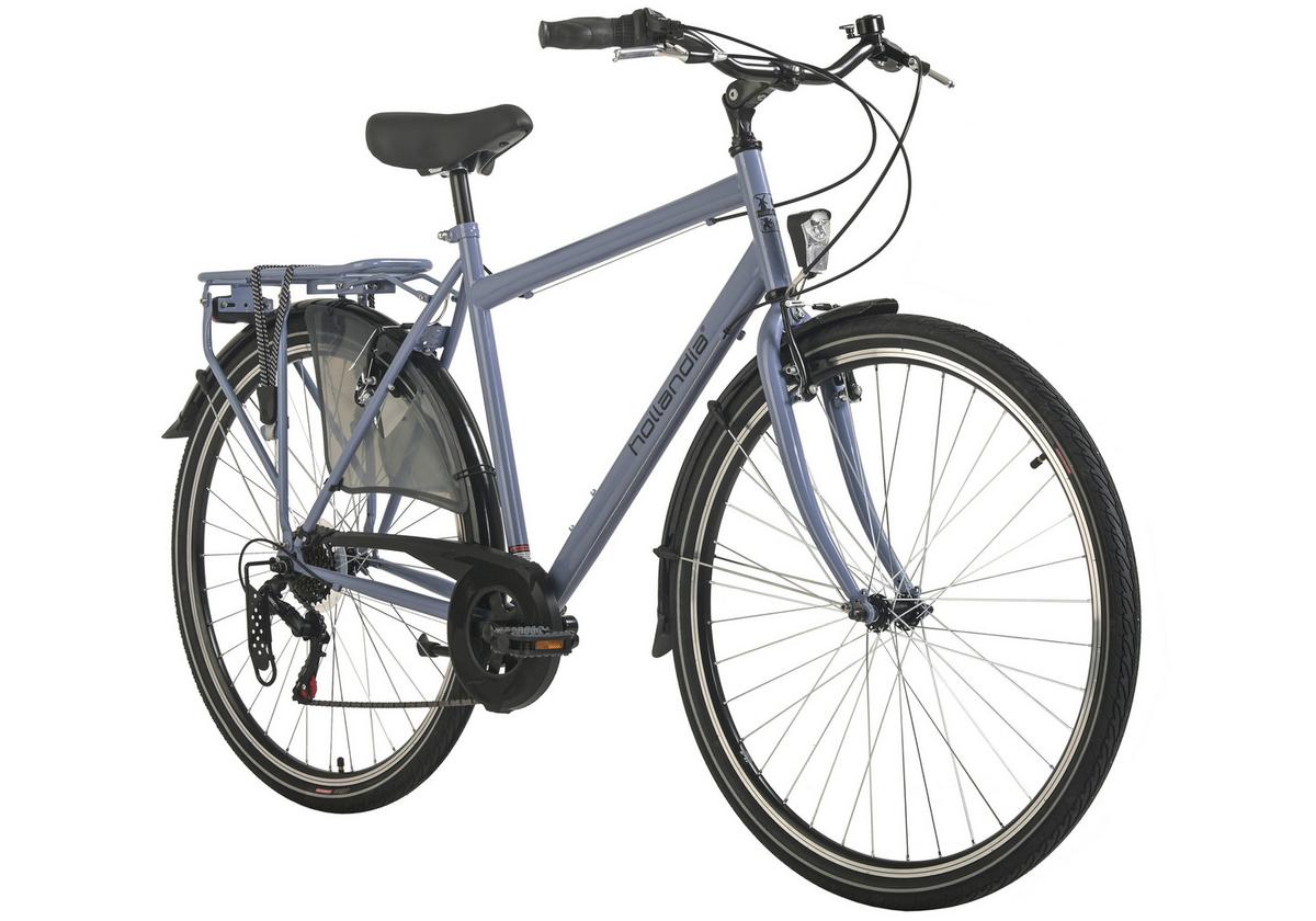 Citybike Hollandia City Next Herren, Blau, 28 Zoll - Blau, Basics, Metall (25/140/60cm)