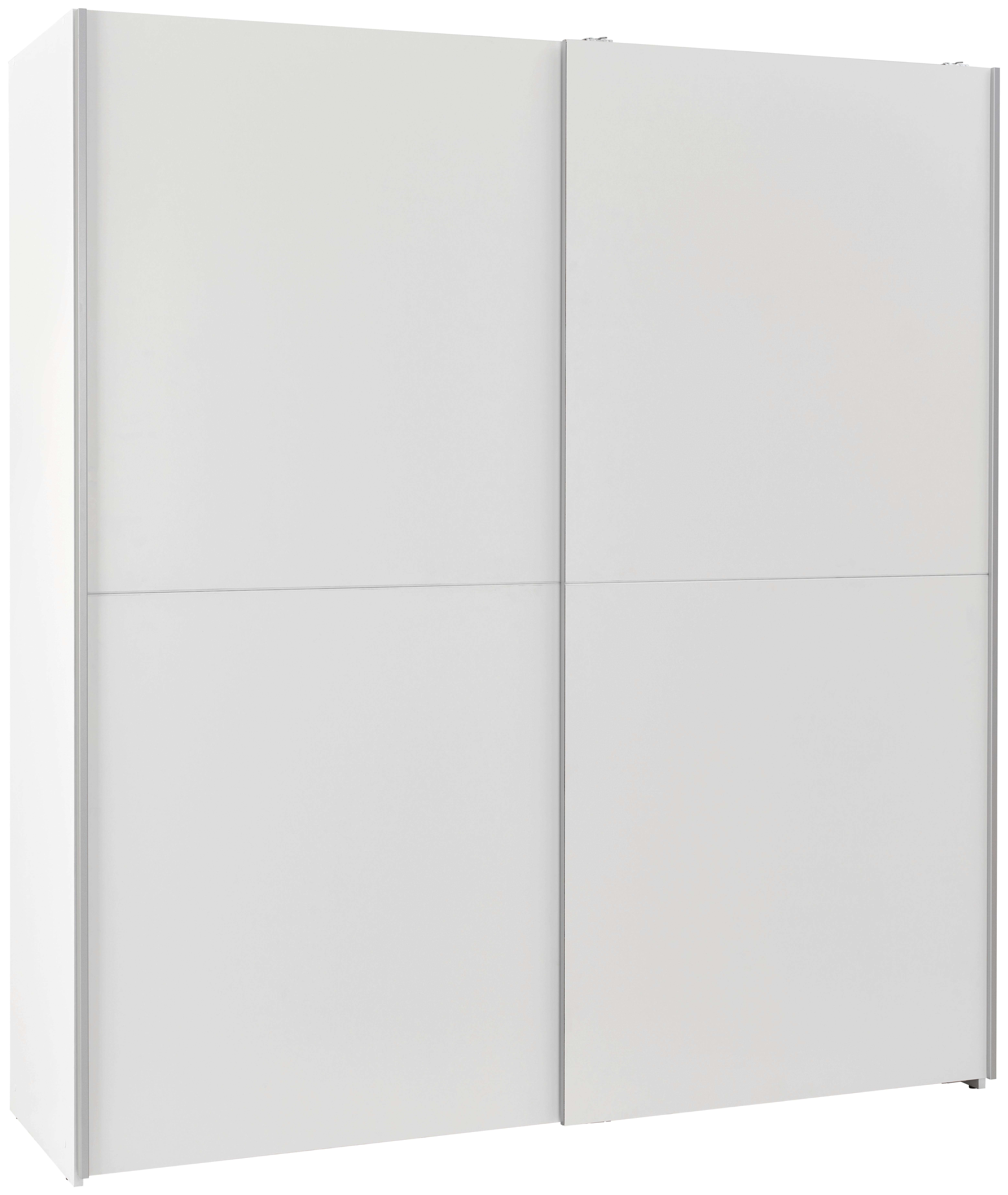 Schwebetürenschrank 170cm Time, Weiß