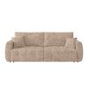 2-sitzer-sofa Bali Mit Schlaffunktion & Bettkasten - Beige/Schwarz, MODERN, Holz/Textil (245/74-90/104cm) - Luca Bessoni