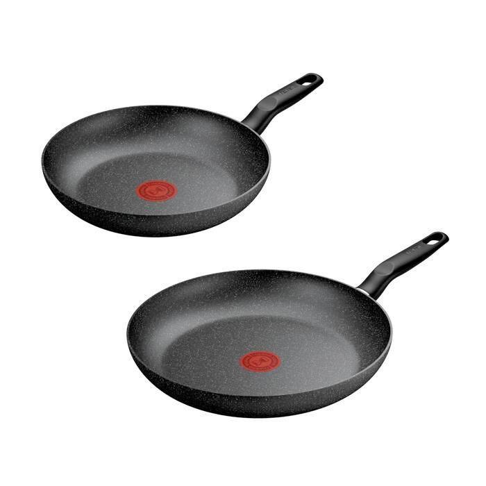 PFANNENSET DARK ESSENTIAL - Schwarz, Basics, Metall - Tefal