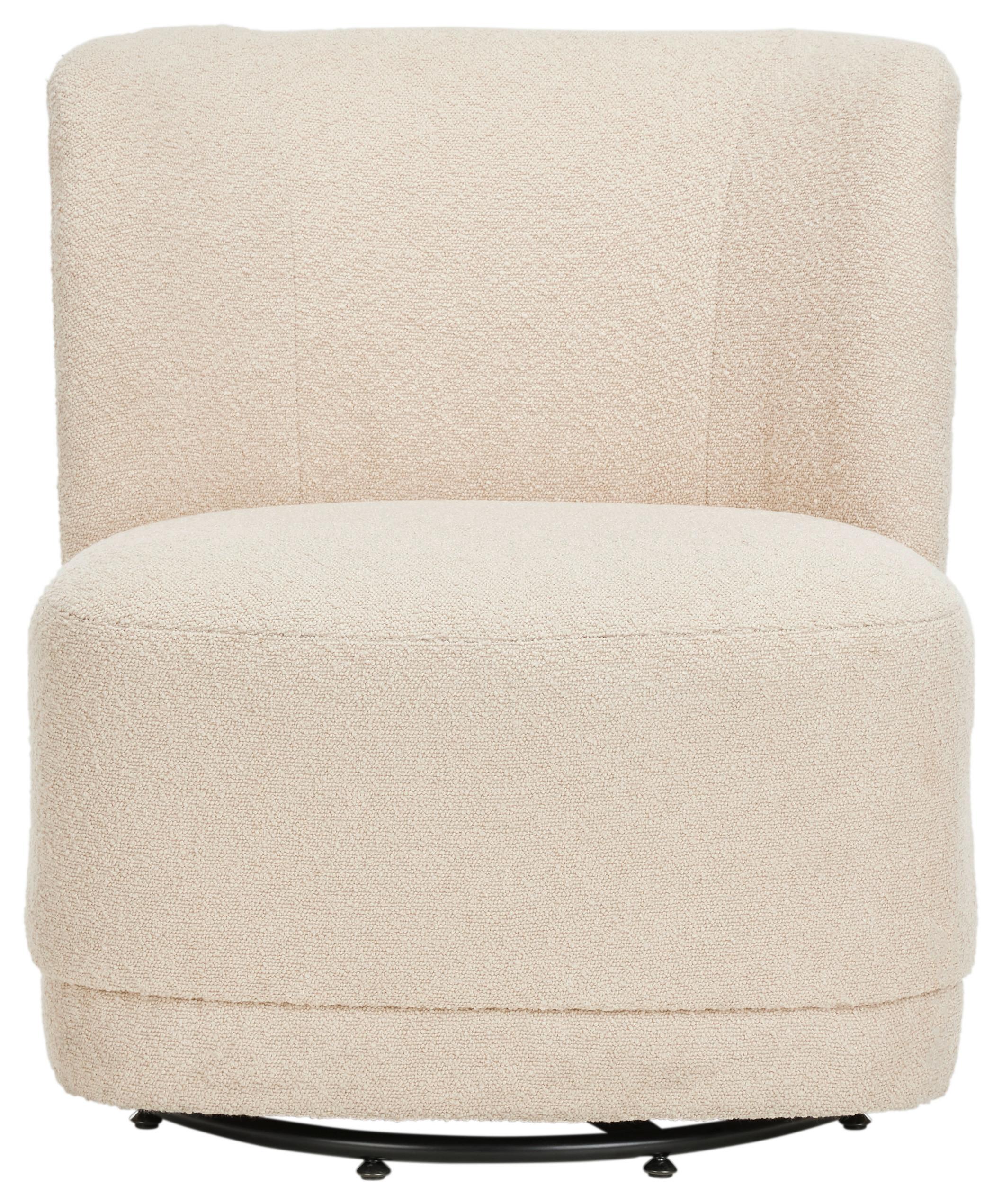 Designové křeslo TURNER, béžová barva - černá/béžová, Romantický / Rustikální, kov/dřevo (64/71/73cm) - Premium Living