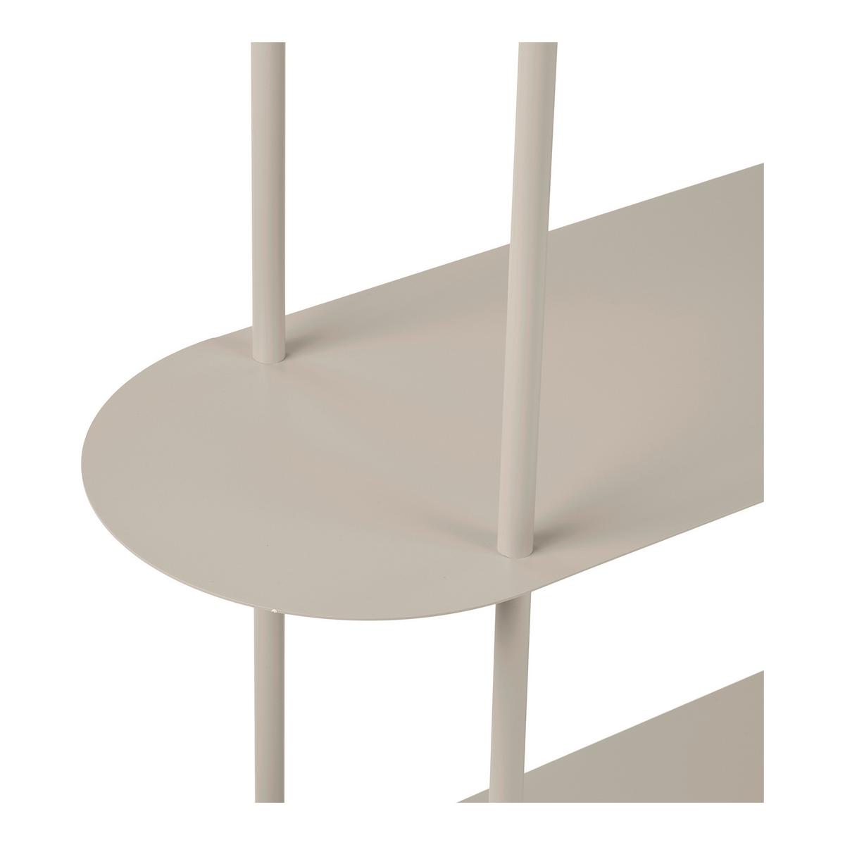 REGAL Rieti, Greige B: 118 cm - Greige, Design, Metall (118/139/31cm) - MID.YOU