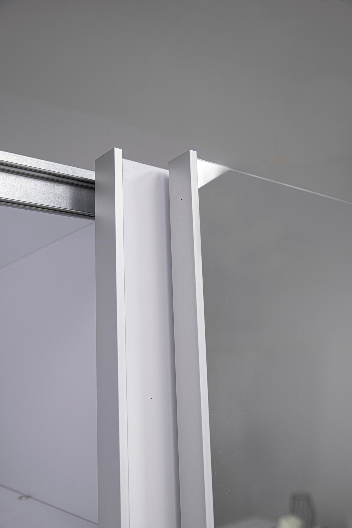 SCHIEBETÜRENSCHRANK Wilma Weiß B: 175cm - Weiß, MODERN, Holzwerkstoff (175/210/61,5cm) - P & B