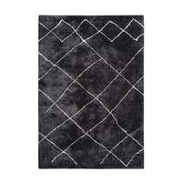 HOCHFLORTEPPICH Anthrazit/Grau - Anthrazit, KONVENTIONELL, Textil (160/230cm) - Kayoom