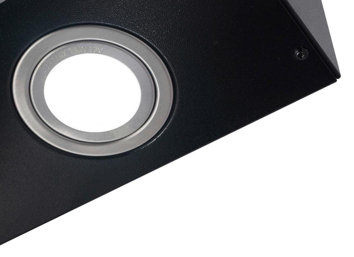 Dunstabzugshaube Respekta Bxh 59,5x74,8-109 Cm - Schwarz, Trend, Glas/Metall (59,5/74,8–109,5/38,5cm) - Respekta