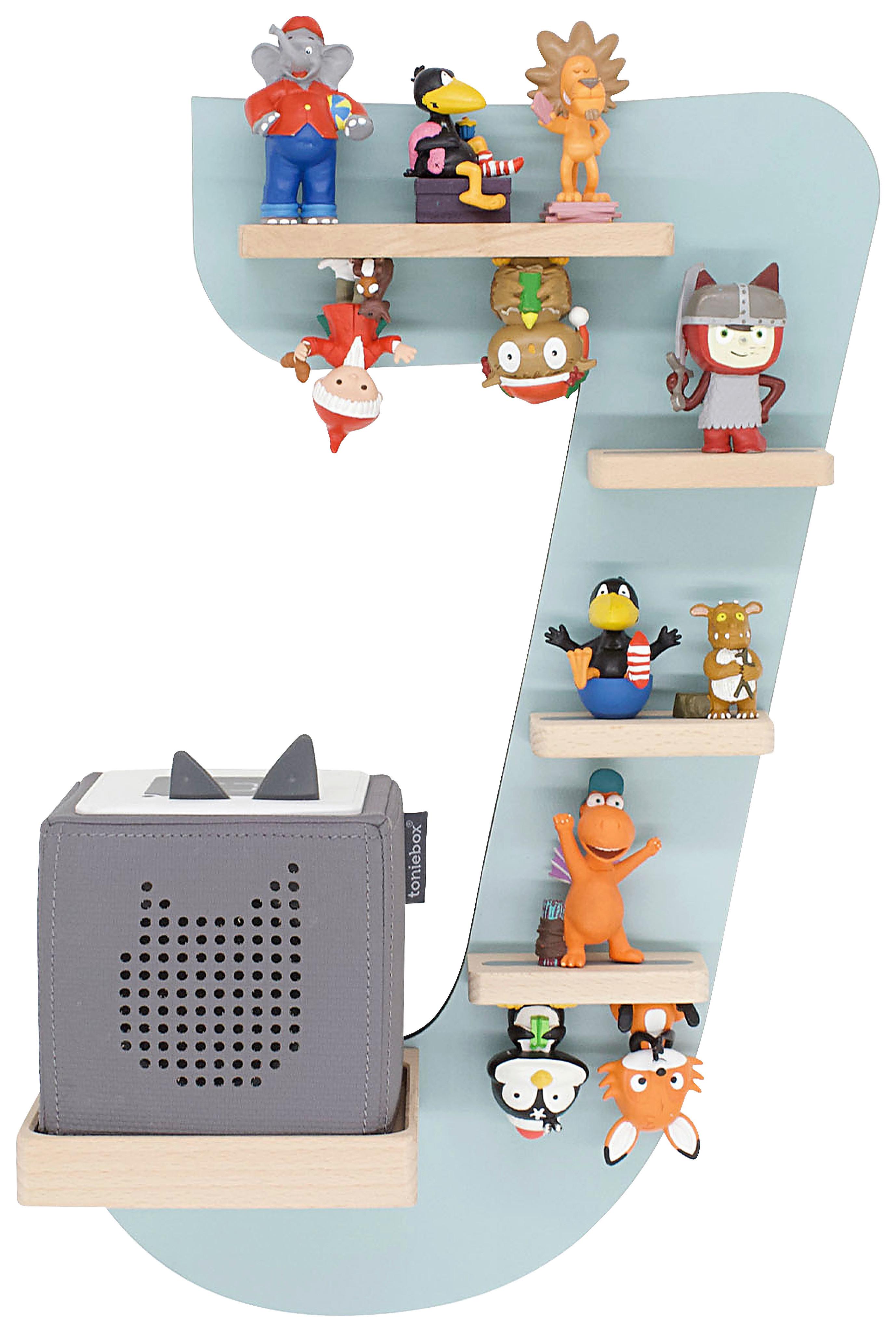 Kinderregal Boarti Grün B: 32 cm - Grün, MODERN, Holzwerkstoff (32/47/19cm) - Livetastic