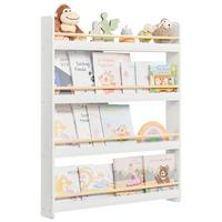 Kinderregal Kid Bookcase Naturfarben/weiß B: 80 Cm - Naturfarben/Weiß, MODERN, Holz/Holzwerkstoff (80/100/12cm) - MID.YOU
