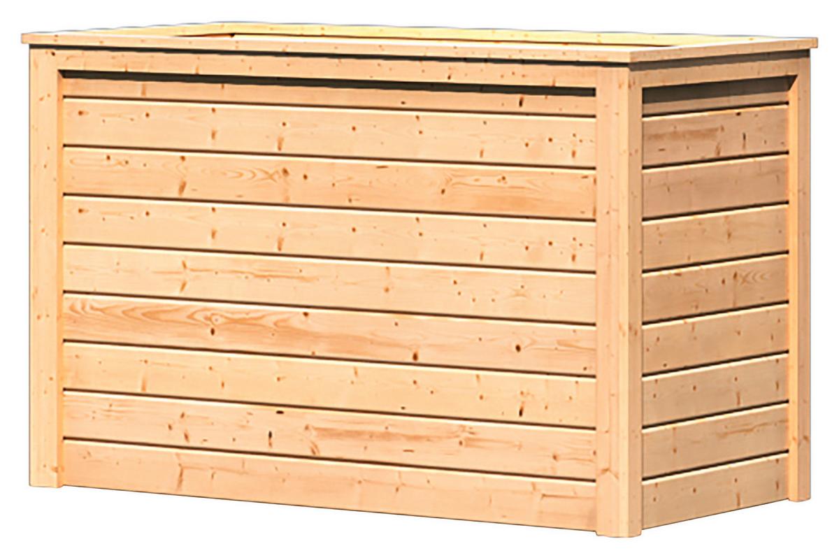 Hochbeet Fichte Massiv BxHxT: 133x82x69 cm Naturfarbe - Naturfarben, MODERN, Holz (133/82/69cm) - Karibu