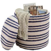 Taburet, š: 40 cm - béžová, Design, textil (40/45/40cm) - Livetastic
