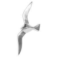 Nástenná dekorácia WOHNLING - strieborná, Modern, kov (13/30/3cm) - MID.YOU
