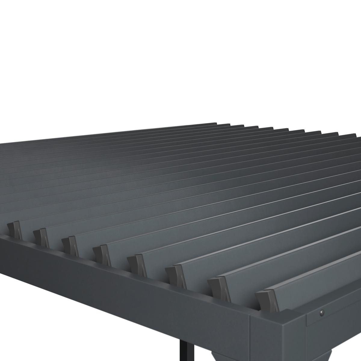 PAVILÓN SUNNY - antracitová, Modern, kov (300/300/277cm) - Mömax