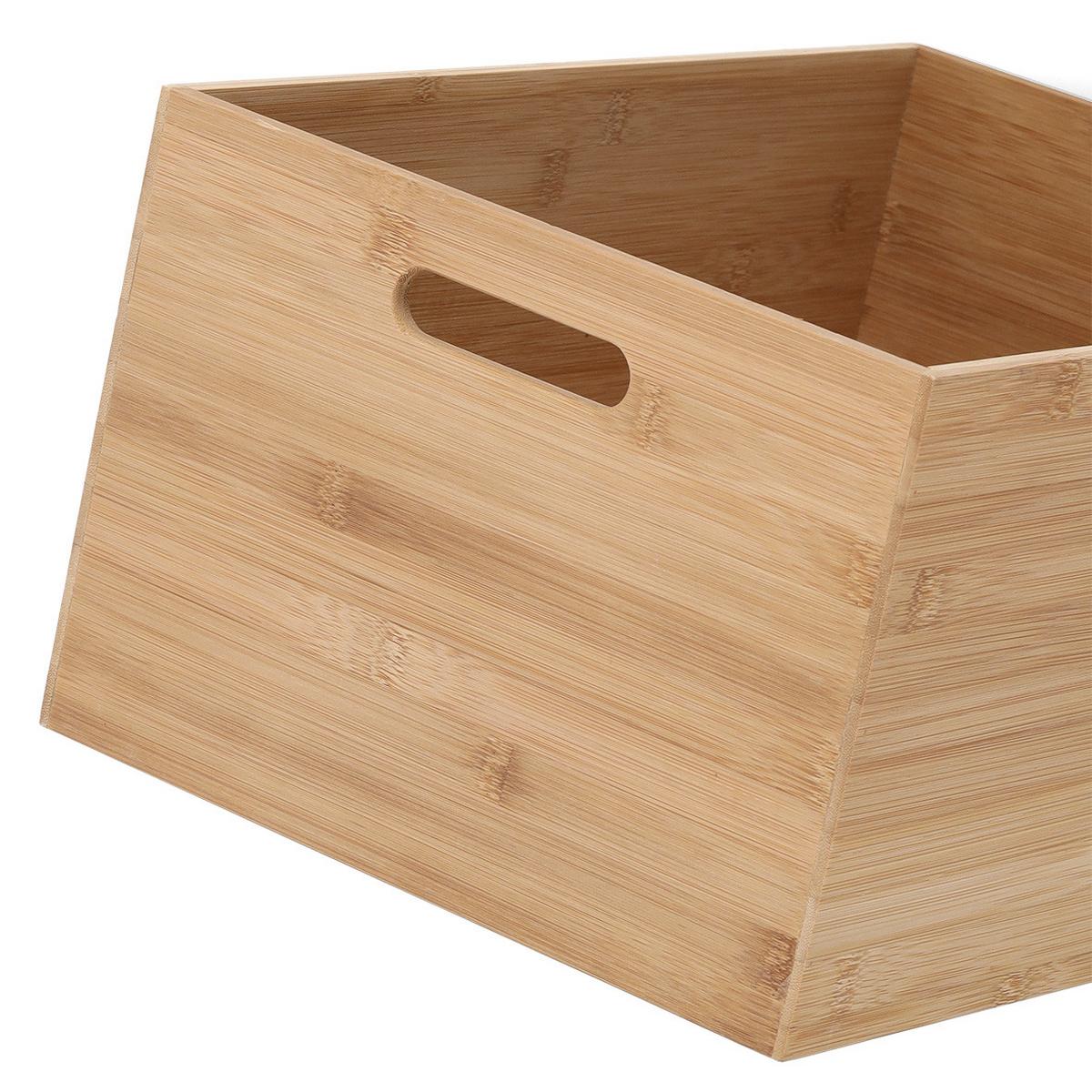 Kiste Naturfarben B: 40 Cm - Naturfarben, Basics, Holz (40/30/21cm) - Zeller Present