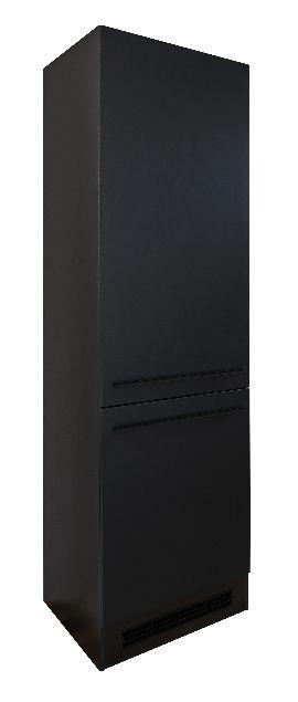 Kuchyňská skříňka pro vstavěný spotřebič - černá, Lifestyle, kompozitní dřevo/plast (60/211/57cm) - MID.YOU