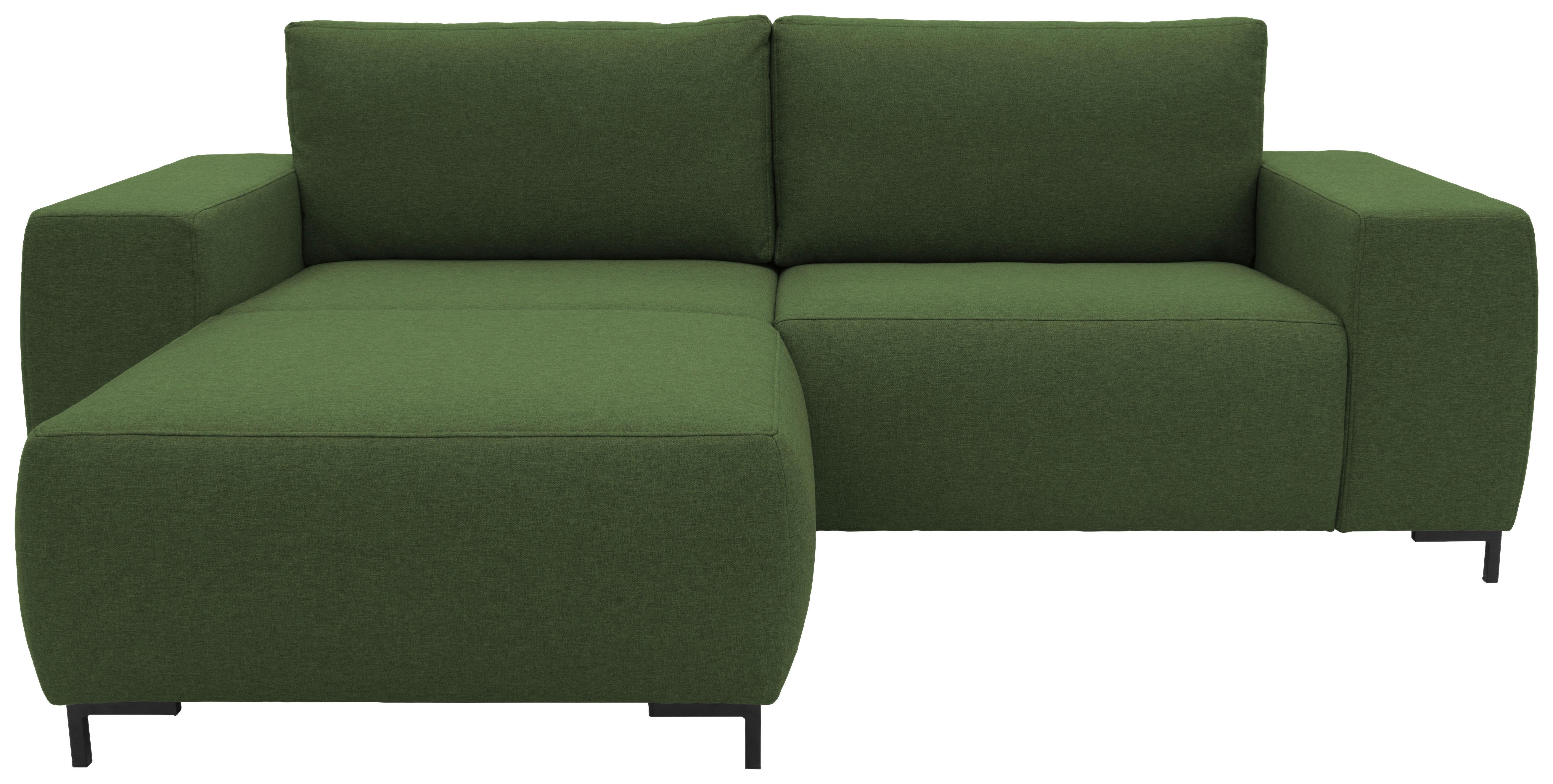 Ecksofa Looks Vi Grün - Schwarz/Grün, Design, Textil (242/160cm) - LOOKS by W.Joop