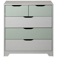 Kommode 120cm Prati, Pastellgrün/salbeigrün/weiß - Salbeigrün/Pastellgrün, Design, Holz (82/92/41cm) - Livetastic
