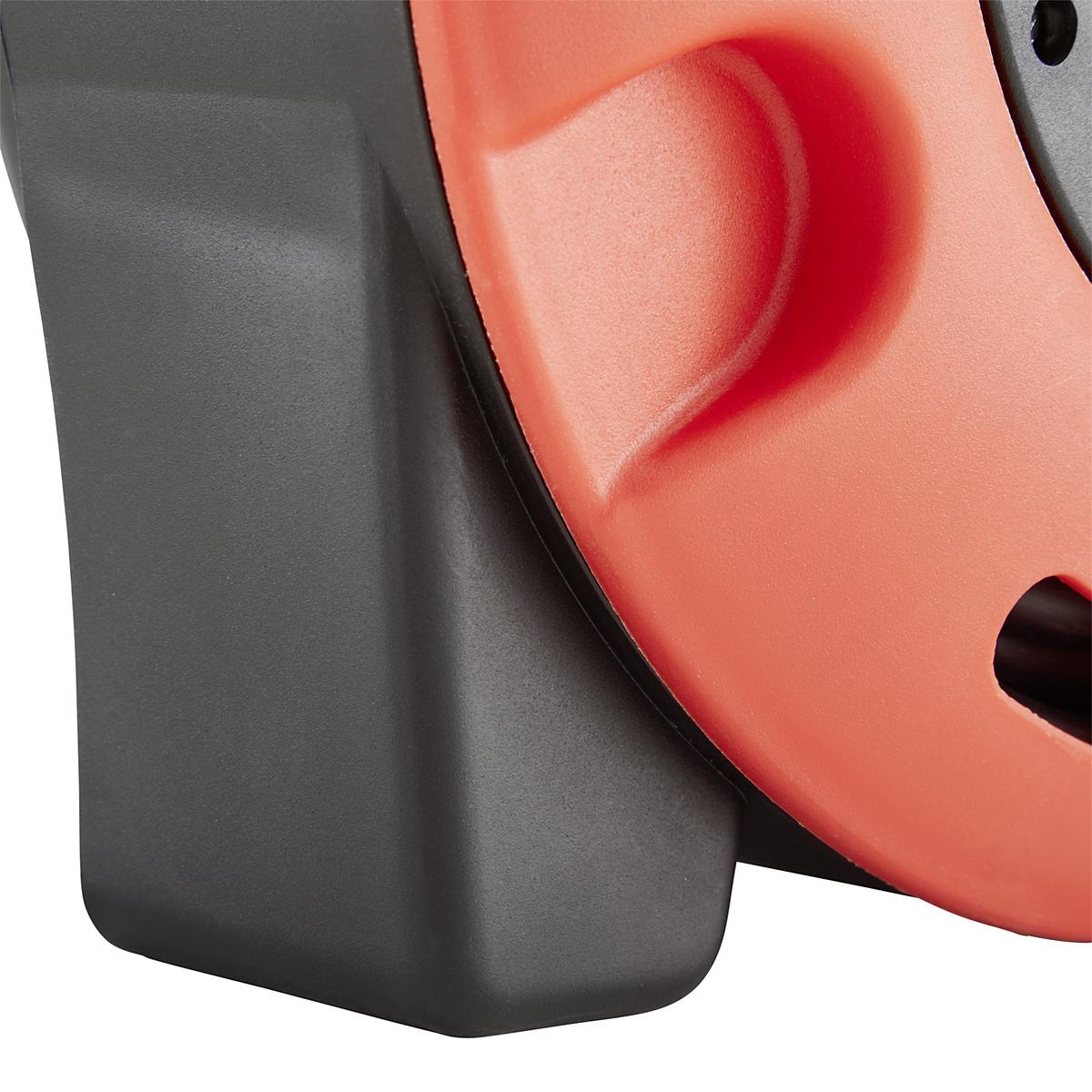 Kabeltrommel Albrik 4 Steckdosen, 10 M Kabel - Rot/Schwarz, KONVENTIONELL, Kunststoff (25/29/7cm) - Homezone