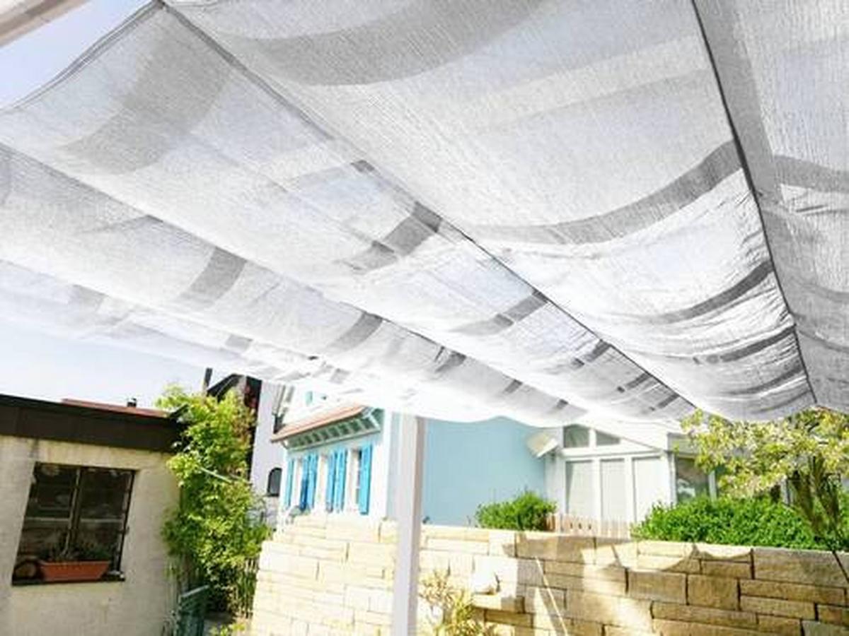 Pavillon Florida 350x235x350cm Sturmfest, Gartenpavillon - Weiß, Basics, Kunststoff/Metall (350/235/350cm)