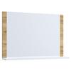 Badspiegel Vcb10 BxH: 60x65 cm mit Ablage Weiß - Eichefarben/Weiß, Basics, Holzwerkstoff (60/65/16,6cm) - MID.YOU
