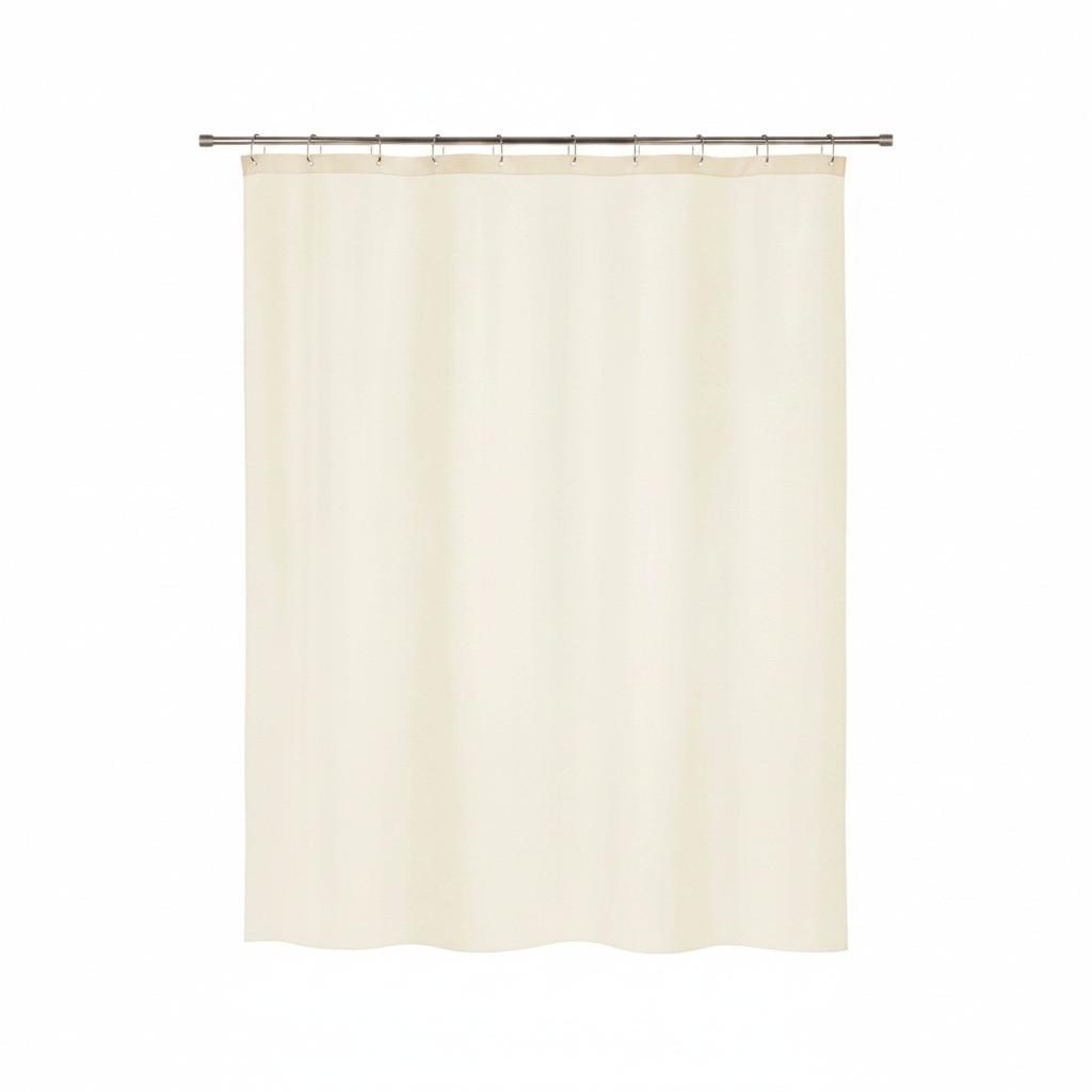 Duschvorhang Beige 180x200 cm - Beige, Basics, Textil (180/200cm) - Spirella
