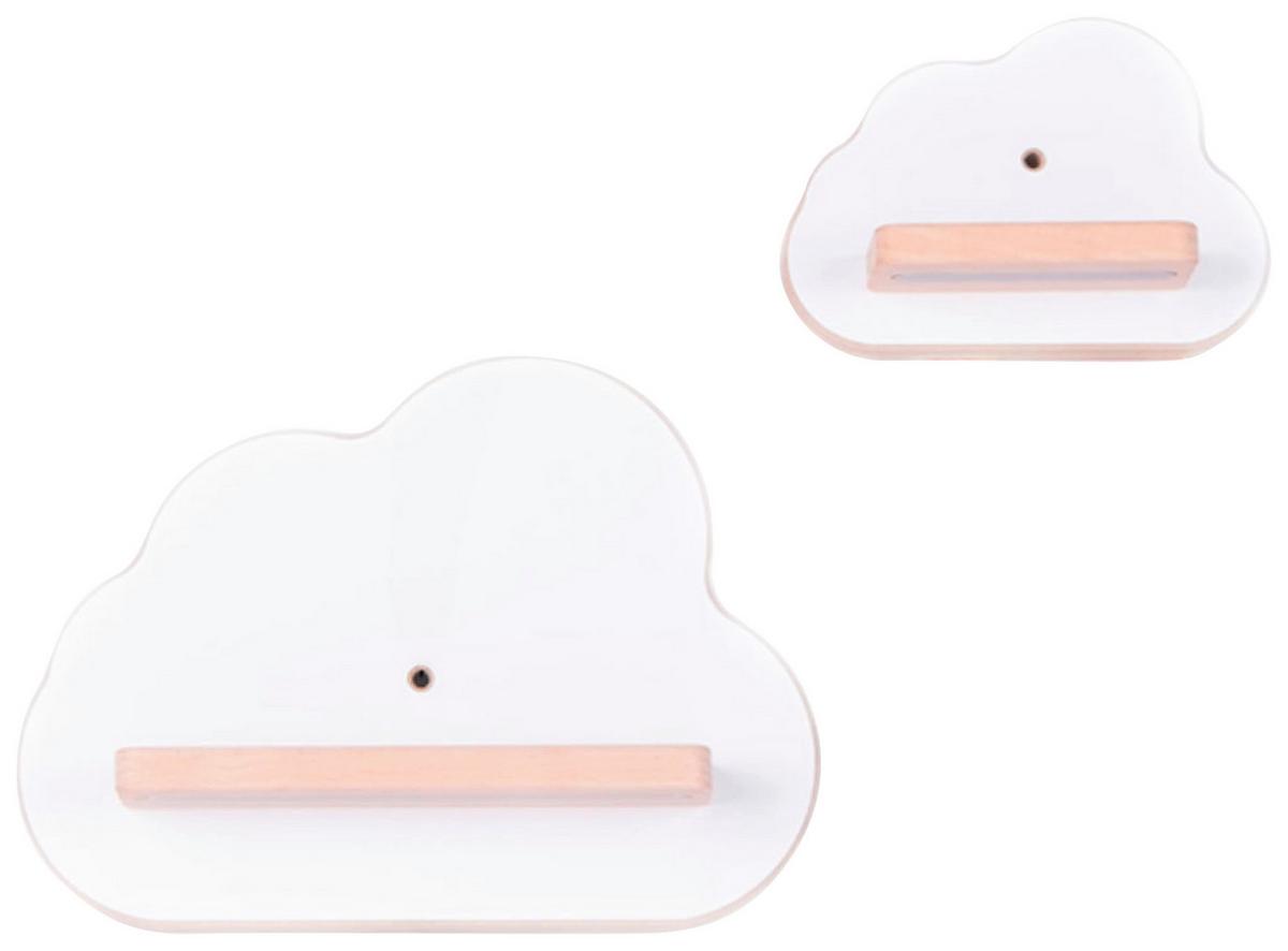 Kinderregal Boarti Weiß B: 22 Cm - Weiß, MODERN, Holzwerkstoff (22/16/5cm) - MID.YOU